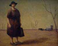 Alexander John Drysdale The Drovers Wife oil painting picture
